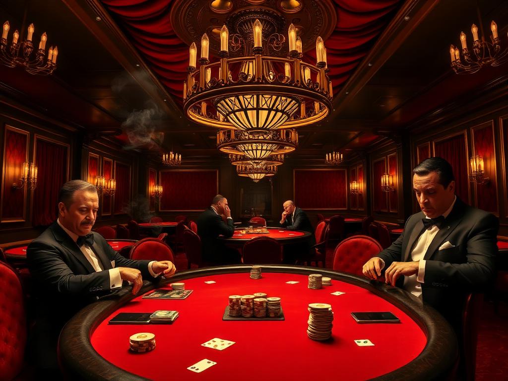 Casino-Tischspiele im Untergrundcasino