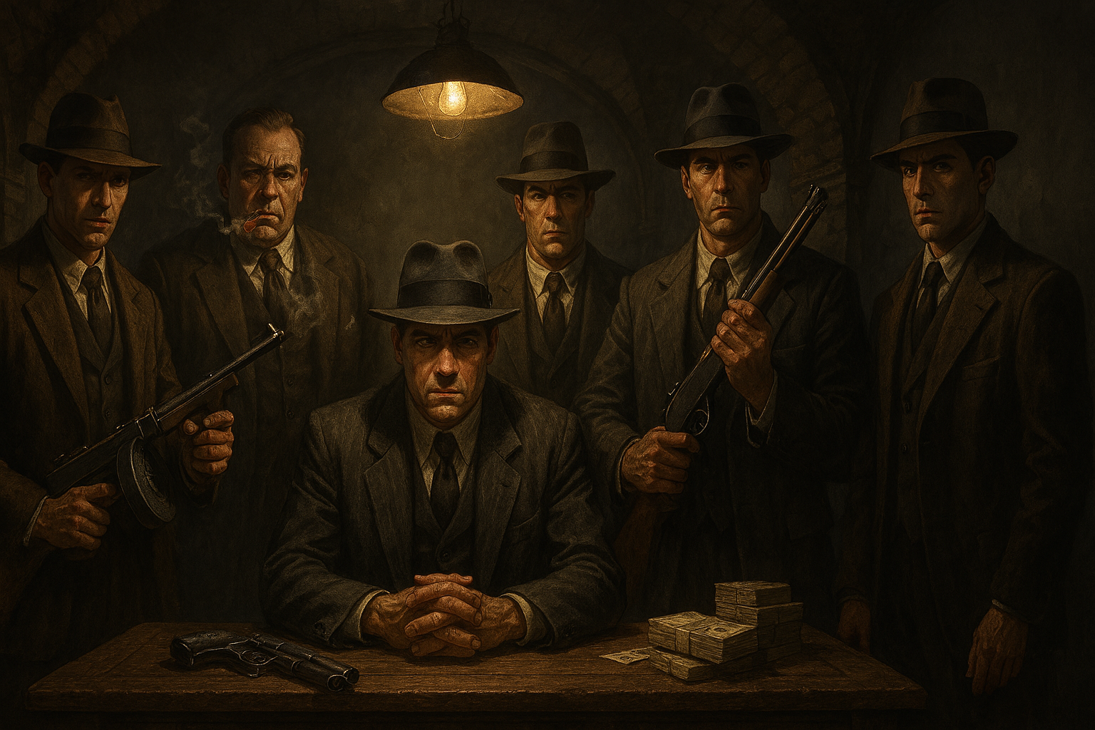 Organised-Crime-Heist mit einer sechsköpfigen Crew